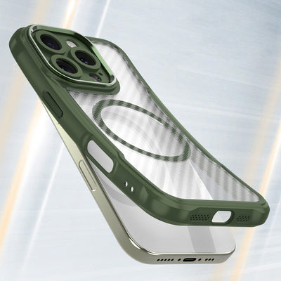 Leading Series MagSafe Silicone Case for iPhone 16 Pro Max - Green — Hurtel