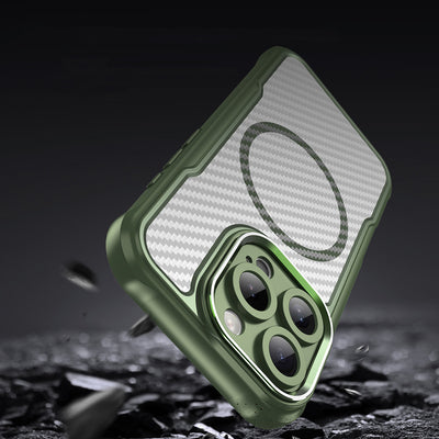 Leading Series MagSafe Silicone Case for iPhone 16 Pro Max - Green — Hurtel