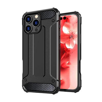 Hybrid Armor iPhone 16 Pro Case - Black — Hurtel