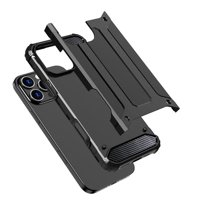 Hybrid Armor iPhone 16 Pro Case - Black — Hurtel