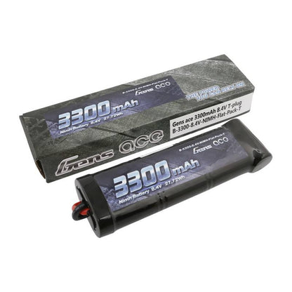 Akku Gens Ace 3300mAh 8,4V NiMH Flacher T-Stecker