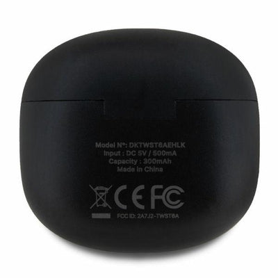 DKNY TWS BT Satiny Finish Headphones - Black