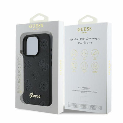 Guess 4G Classic iPhone 16 Pro Case - Black