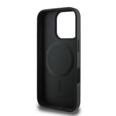 Guess 4G Printed Stripes MagSafe case for iPhone 16 Pro - black