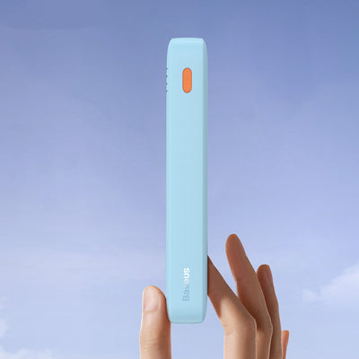 Baseus Airpow 20W 20000mAh Power Bank with White Baseus Simple Series USB-A - USB-C 50cm Cable - Blue