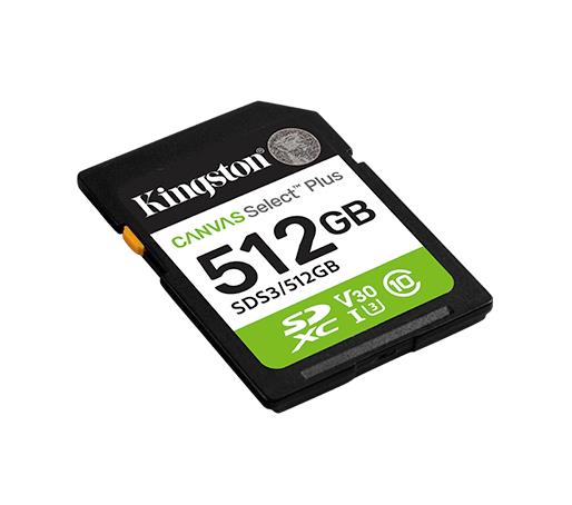 MEMORY SDXC 512GB UHS-I/SDS3/512GB KINGSTON
