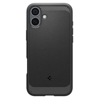 Spigen Rugged Armor MagSafe case for iPhone 16 - black