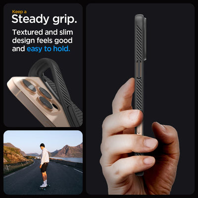 Spigen Liquid Air iPhone 16 Pro Case - Black