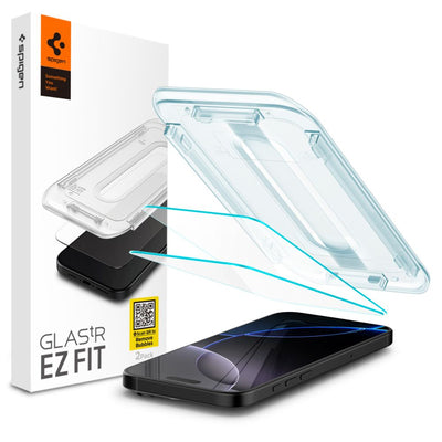 Spigen Glas.tR EZ Fit Tempered Glass for iPhone 16 Pro Max / 17 Pro Max - 2 pcs.