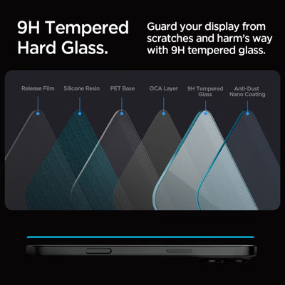 Spigen Glas.tR EZ Fit Tempered Glass for iPhone 16 Pro Max / 17 Pro Max - 2 pcs.