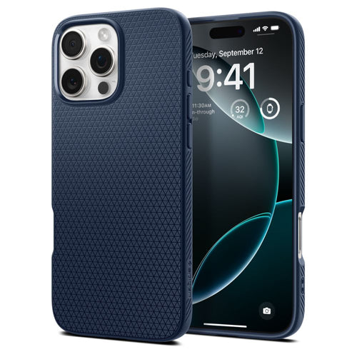 Spigen Liquid Air Case for iPhone 16 Pro Max - Blue