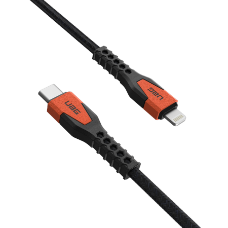 UAG Rugged Cable USB-C - Lightning 30W 1.5 m - orange