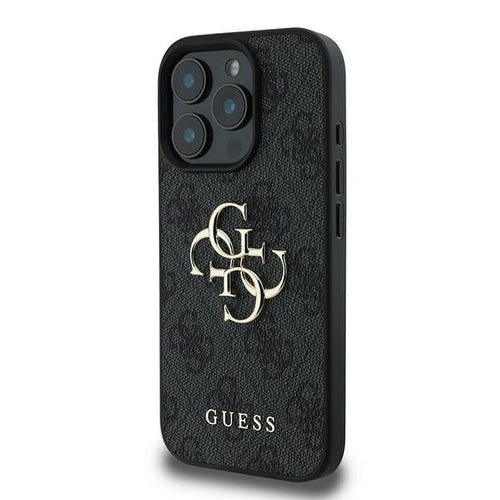Guess 4G Big Logo Case for iPhone 16 Pro - Black