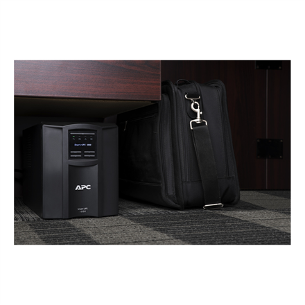 Schneider Electric APC Smart-UPS, Tower, 8x IEC C13 outlets, SmartConnect Port+SmartSlot, AVR, LCD | SMT1000IC | 1000 VA