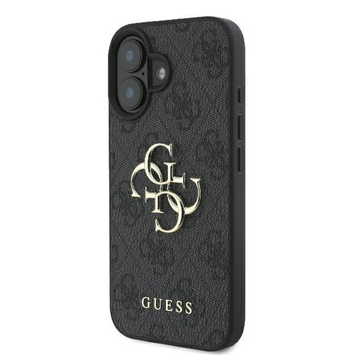 Guess 4G Big Logo Case for iPhone 16 - Black