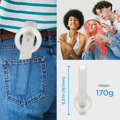 Selfie stick Spigen S571W MagSafe Bluetooth with tripod - beige