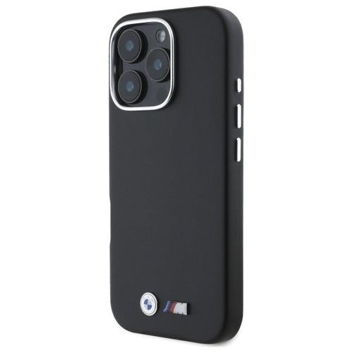BMW M Smooth Full Wrapped Metal MagSafe case for iPhone 16 Pro - black