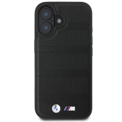 BMW M Perforated And Stitched Line MagSafe case for iPhone 16 - black