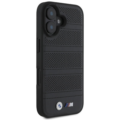 BMW M Perforated And Stitched Line MagSafe case for iPhone 16 - black