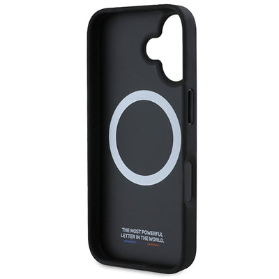 BMW M Perforated And Stitched Line MagSafe case for iPhone 16 - black