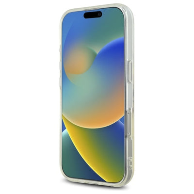 Guess IML Heart Case for iPhone 16 Pro - Transparent