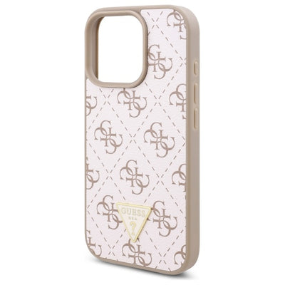 Guess New 4G Triangle Case for iPhone 16 Pro - White