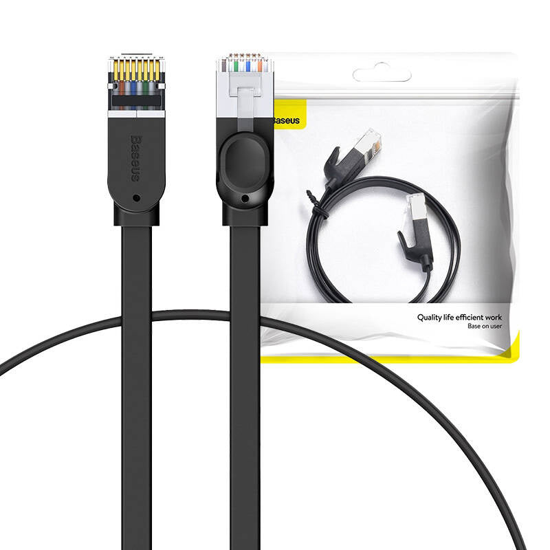 Baseus Cat 6 UTP Ethernet RJ45 Cable Flat 0,5m black - Product Image 9