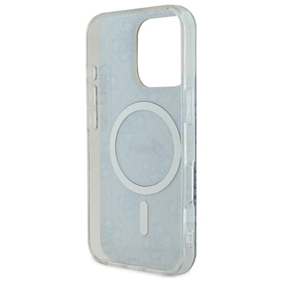 Guess IML 4G MagSafe Case for iPhone 16 Pro Max - Blue