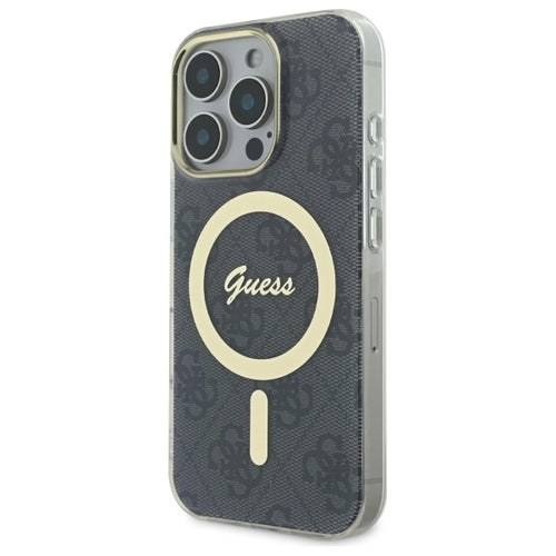 Guess IML 4G MagSafe Case for iPhone 16 Pro Max - Black