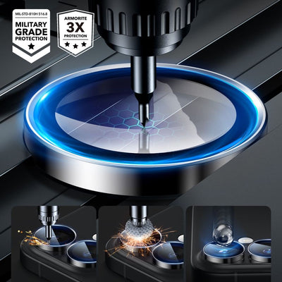 ESR Armorite Tempered Glass for iPhone 16 / 16 Plus Camera - Black