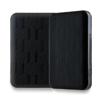 Karl Lagerfeld Powerbank inductive KLPB5FPGKSCHHK 16W 5000mAh black/black Choupette Head Pin MagSafe