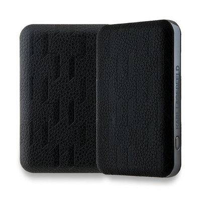 Karl Lagerfeld Powerbank inductive KLPB5FPGKSKCHK 16W 5000mAh black/black Karl&amp;Choupette Head Pin MagSafe