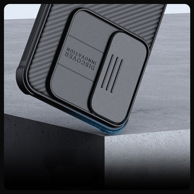 Nillkin CamShield Pro Case for Samsung Galaxy A55 with Camera Cover - Black