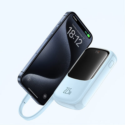 Baseus Qpow Pro+ 22.5W 10000mAh USB-C Power Bank - Blue