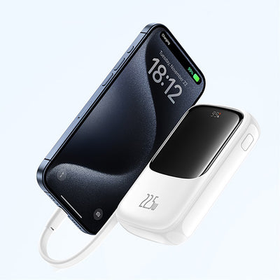 Baseus Qpow Pro+ Power Bank 22.5W 10000mAh USB-C - White