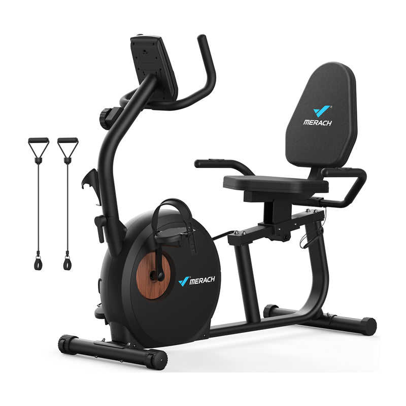 MERACH MR-S23B1-EU recumbent exercise bike (black) - Image 2
