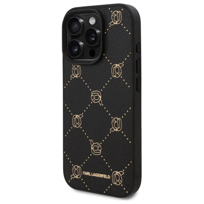 Karl Lagerfeld Magsafe Karl Head Case for iPhone 16 Pro Max - Black