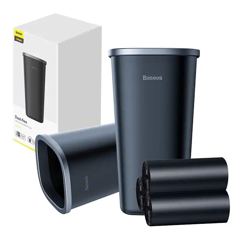 Baseus Dust-free Vehicle-mounted Trash Can（Trash Bag 3 roll/90）Black - Product Image 9