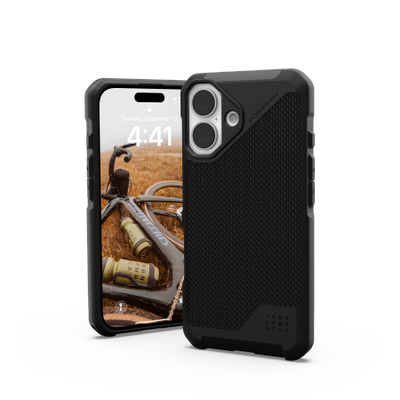UAG Metropolis LT Magsafe iPhone 16 Case - Black