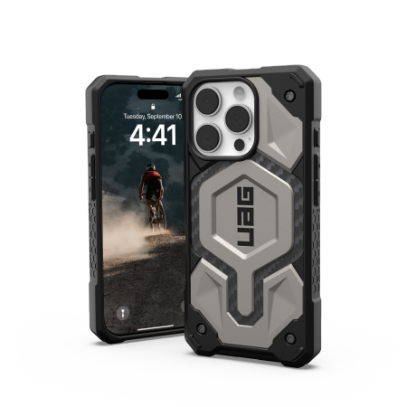 UAG Monarch Pro Case with MagSafe for iPhone 16 Pro - Titanium