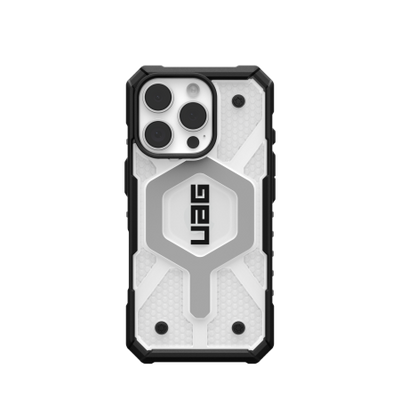 UAG Pathfinder Clear Magsafe Case for iPhone 16 Pro - White