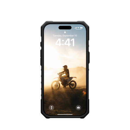 UAG Pathfinder Clear Magsafe Case for iPhone 16 Pro - White