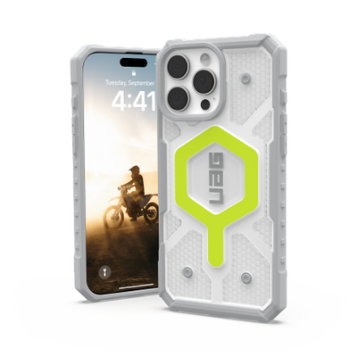 UAG Pathfinder Clear Magsafe Case for iPhone 16 Pro Max - Green
