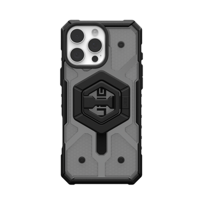 UAG Pathfinder Clear Magsafe Bundle Case with Magnetic Ring Stand for iPhone 16 Pro Max - Black
