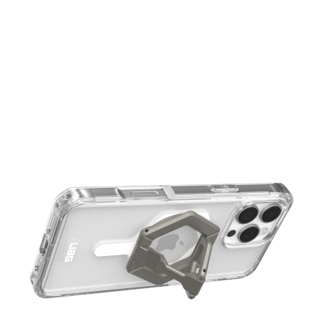 UAG Plyo Magsafe Case with Magnetic Ring Stand for iPhone 16 Pro Max - Titanium