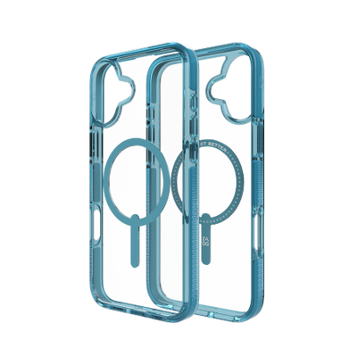 ZAGG Santa Cruz Snap MagSafe iPhone 16 Plus Case - Blue