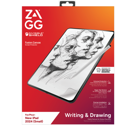 ZAGG InvisibleShield Fusion Canvas Antibacterial Protective Film Imitating Paper for iPad Pro 11&quot; 2024