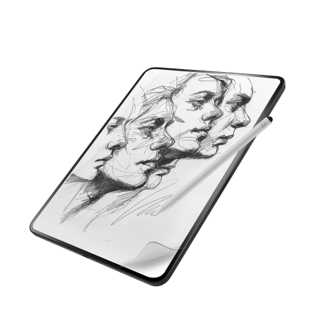 ZAGG InvisibleShield Fusion Canvas Antibacterial Protective Film Imitating Paper for iPad Air 13&quot; 2024