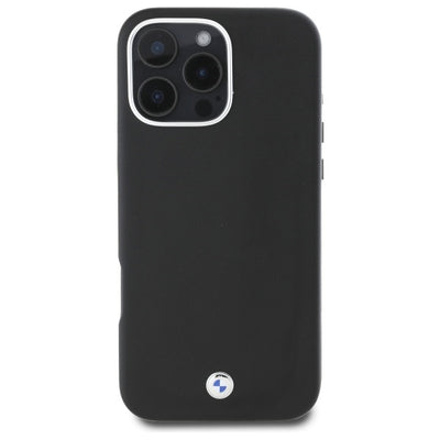 BMW Sign Full Wrapped Metal MagSafe Case for iPhone 16 Pro Max - Black
