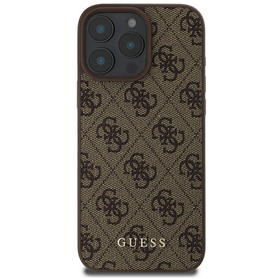 Guess 4G Classic iPhone 16 Pro Max Case - Brown